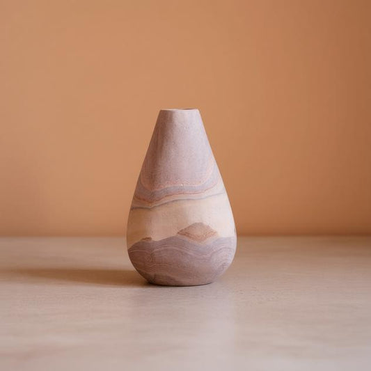 Dusk - Rainbow Sandstone Vase