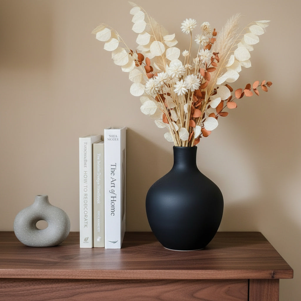 Midnight - Terracotta Vase