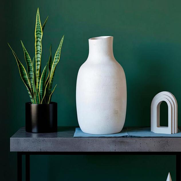 Almond - Terracotta Vase